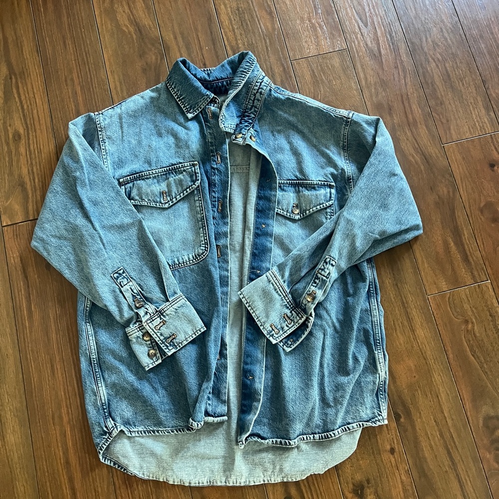 Denim top